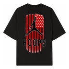 Basketball Hoops Graphic Tee with Retro American Flag Design Perfect for Sports Fans and Athletes - T-shirt 1758681890918.jpg