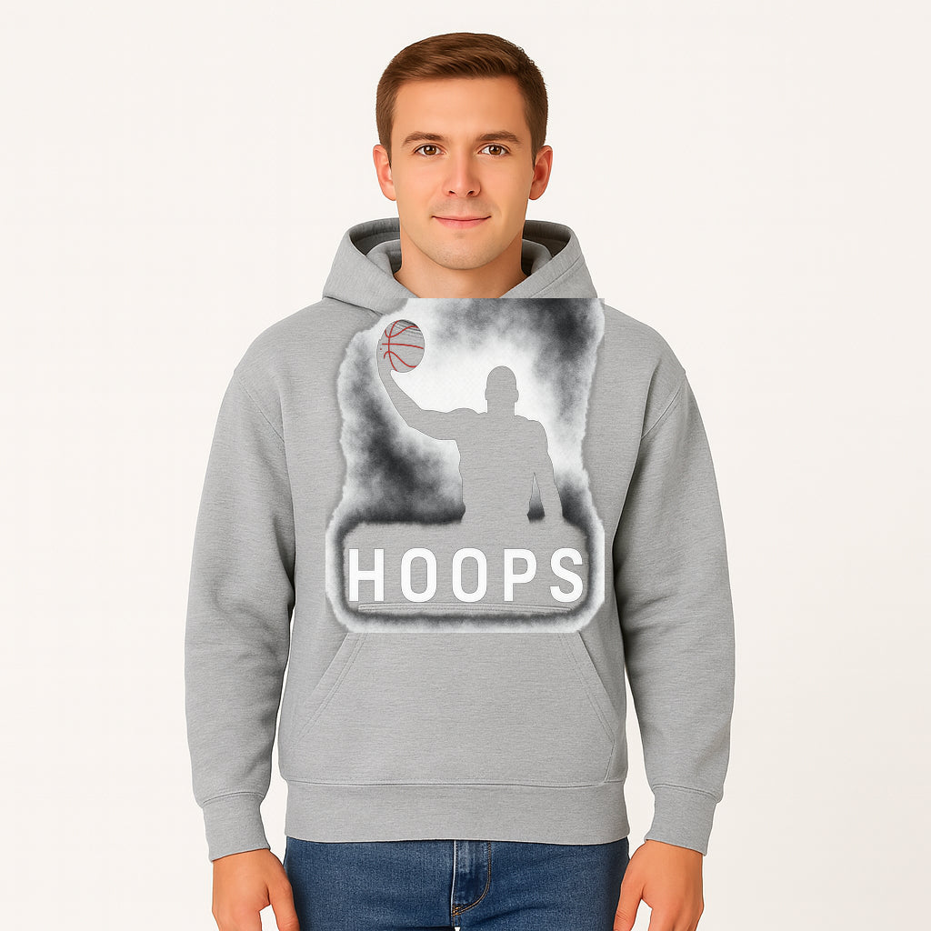 Basketball Hoops Graphic Tee - Vintage Style Athlete Silhouette T-shirt for Sports Fans and Players - Hoodie 1758681890919.jpg