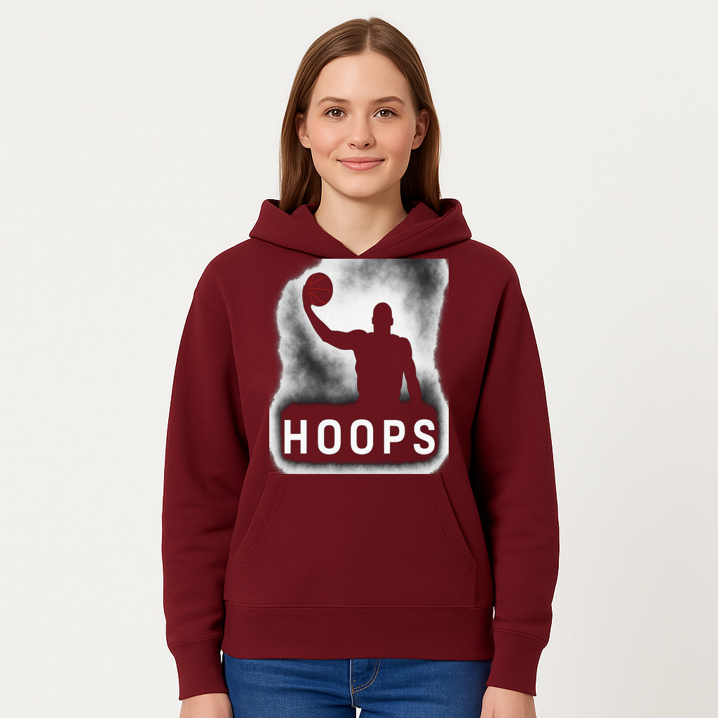 Basketball Hoops Graphic Tee - Vintage Style Athlete Silhouette T-shirt for Sports Fans and Players - Hoodie 1758681891111.jpg