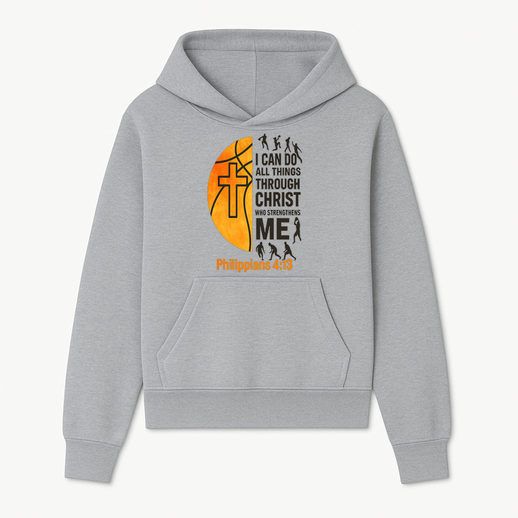 Basketball Faith Tee - I Can Do All Things Through Christ, Philippians 4:13, Sporty Christian Apparel - Hoodie 1758681892337.jpg