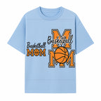 Basketball Mom T-Shirt, Sporty Orange & Black Design, Perfect Gift for Basketball Moms, Team Spirit Apparel - T-shirt 1758681892905.jpg