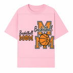 Basketball Mom T-Shirt, Sporty Orange & Black Design, Perfect Gift for Basketball Moms, Team Spirit Apparel - T-shirt 1758681893040.jpg