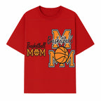 Basketball Mom T-Shirt, Sporty Orange & Black Design, Perfect Gift for Basketball Moms, Team Spirit Apparel - T-shirt 1758681893397.jpg