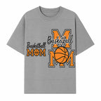 Basketball Mom T-Shirt, Sporty Orange & Black Design, Perfect Gift for Basketball Moms, Team Spirit Apparel - T-shirt 1758681893491.jpg