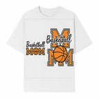 Basketball Mom T-Shirt, Sporty Orange & Black Design, Perfect Gift for Basketball Moms, Team Spirit Apparel - T-shirt 1758681893635.jpg
