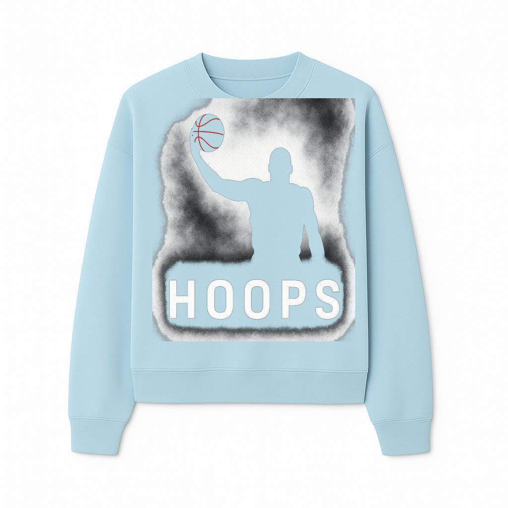 Basketball Hoops Graphic Tee - Vintage Style Athlete Silhouette T-shirt for Sports Fans and Players - Sweatshirt 1758681894897.jpg