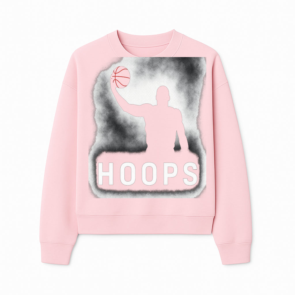 Basketball Hoops Graphic Tee - Vintage Style Athlete Silhouette T-shirt for Sports Fans and Players - Sweatshirt 1758681895028.jpg
