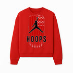 Basketball Hoops Graphic Tee with Retro American Flag Design Perfect for Sports Fans and Athletes - Sweatshirt 1758681895070.jpg