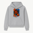 Basketball Say Less Graphic Tee with Slam Dunk Design and Nike Sneaker Art, Perfect for Sports Fans and Streetwear Enthusiasts - Hoodie 1758681895924.jpg