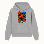 Basketball Say Less Graphic Tee with Slam Dunk Design and Nike Sneaker Art, Perfect for Sports Fans and Streetwear Enthusiasts - Hoodie 1758681896485.jpg