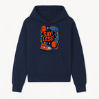 Basketball Say Less Graphic Tee with Slam Dunk Design and Nike Sneaker Art, Perfect for Sports Fans and Streetwear Enthusiasts - Hoodie 1758681897044.jpg