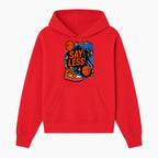 Basketball Say Less Graphic Tee with Slam Dunk Design and Nike Sneaker Art, Perfect for Sports Fans and Streetwear Enthusiasts - Hoodie 1758681897179.jpg