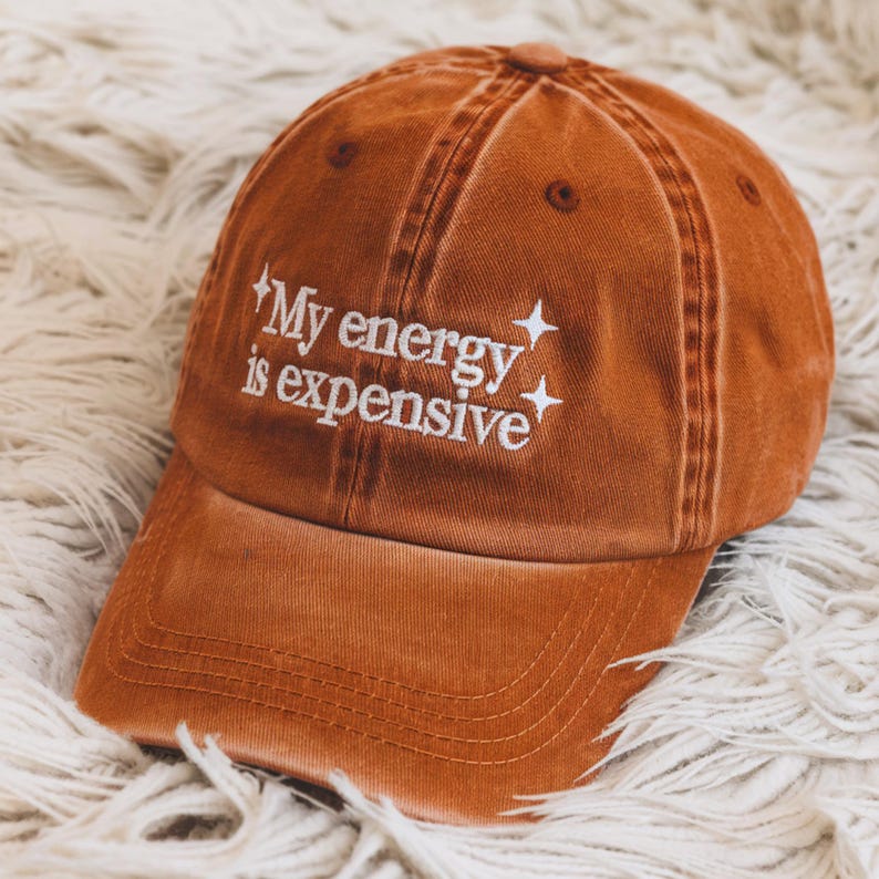 My Energy Is Expensive Embroidered Hat Showgirl Baseball Cap Showgirl Era Hat Gift For Fans Album Gifts Country Music Fan Gift 1758682388807.jpg