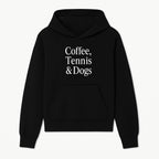 Coffee, Tennis & Dogs Wall Art Print Fun Home Decor for Dog Lovers, Coffee Enthusiasts, and Tennis Fans Inspirational Quote - Hoodie 1758683315121.jpg