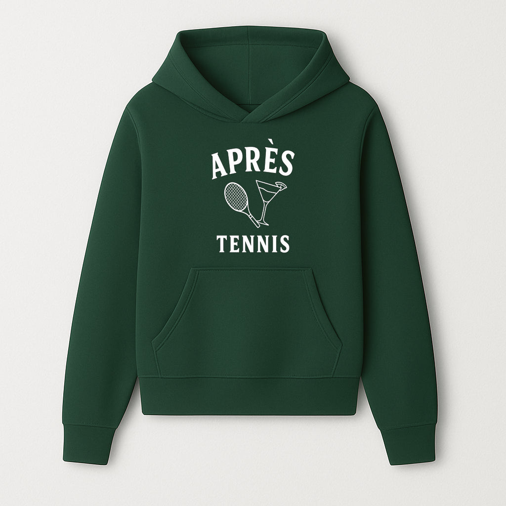 Apr s Tennis Lounge Sign | Tennis Themed Decor | Cocktail & Racket Art | Sports Sporty Home Decoration | Unique Gift Idea for Players - Hoodie 1758683315340.jpg