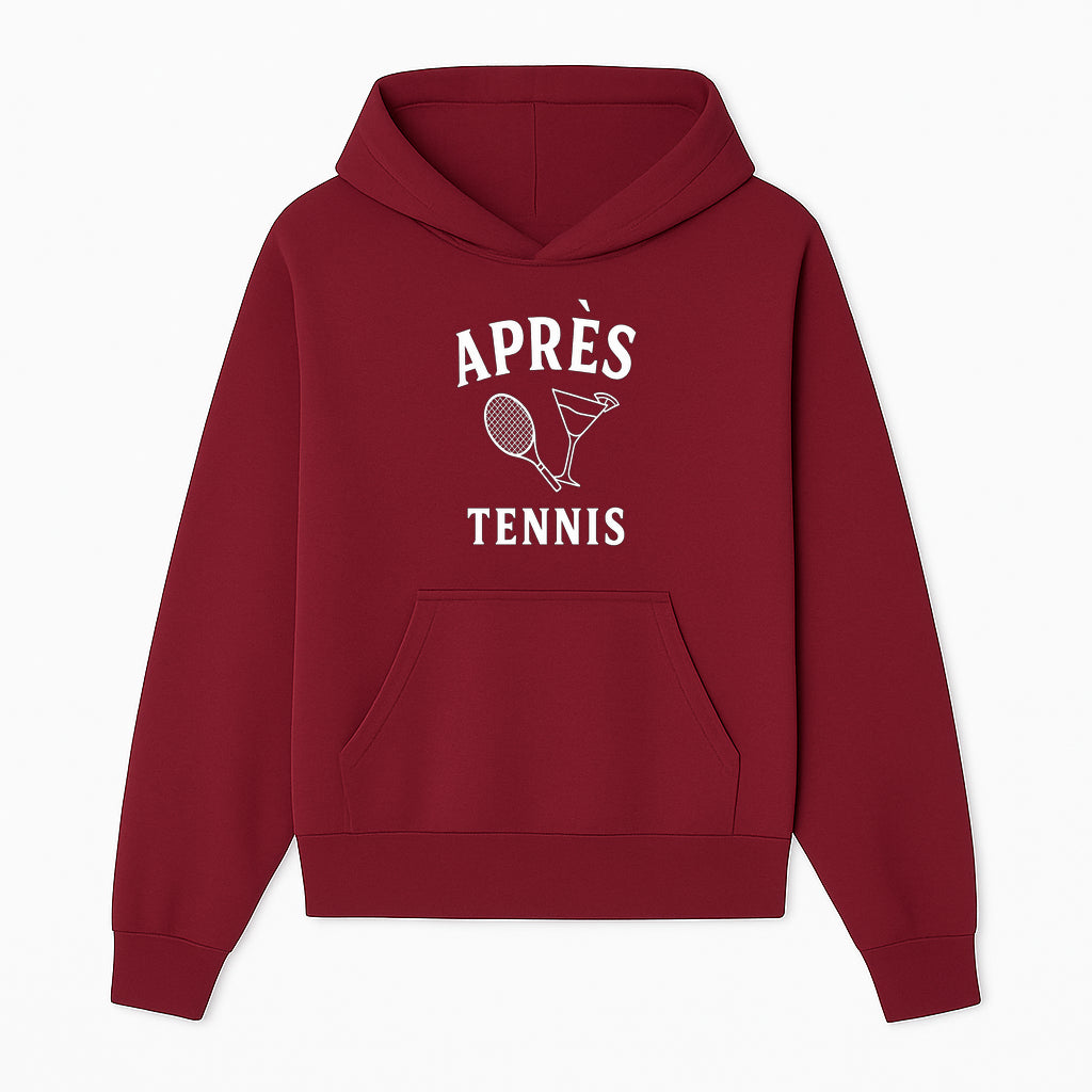 Apr s Tennis Lounge Sign | Tennis Themed Decor | Cocktail & Racket Art | Sports Sporty Home Decoration | Unique Gift Idea for Players - Hoodie 1758683315920.jpg