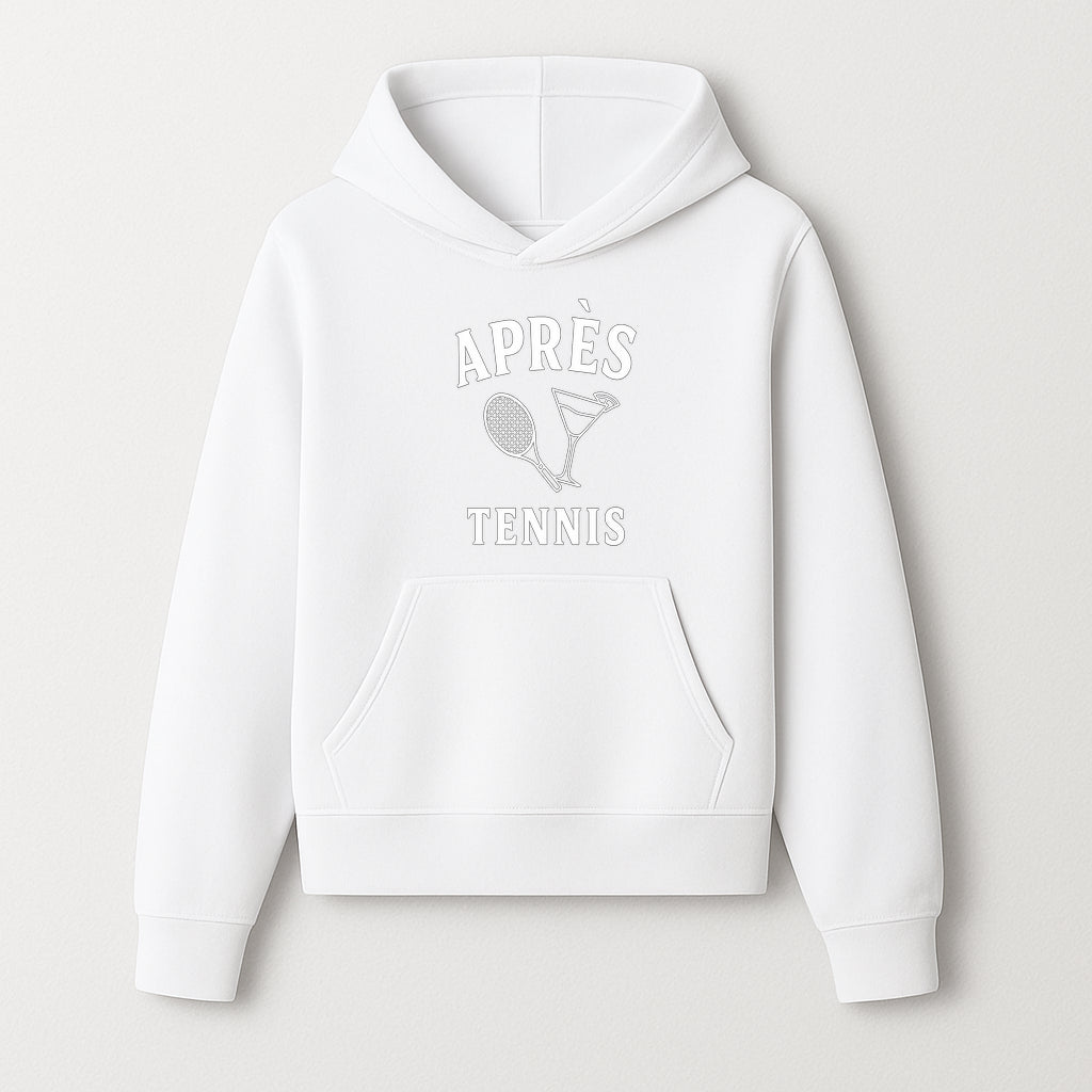Apr s Tennis Lounge Sign | Tennis Themed Decor | Cocktail & Racket Art | Sports Sporty Home Decoration | Unique Gift Idea for Players - Hoodie 1758683316497.jpg