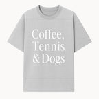 Coffee, Tennis & Dogs Wall Art Print Fun Home Decor for Dog Lovers, Coffee Enthusiasts, and Tennis Fans Inspirational Quote - T-shirt 1758683318058.jpg