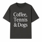 Coffee, Tennis & Dogs Wall Art Print Fun Home Decor for Dog Lovers, Coffee Enthusiasts, and Tennis Fans Inspirational Quote - T-shirt 1758683318386.jpg