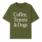 Coffee, Tennis & Dogs Wall Art Print Fun Home Decor for Dog Lovers, Coffee Enthusiasts, and Tennis Fans Inspirational Quote - T-shirt 1758683318521.jpg