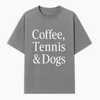 Coffee, Tennis & Dogs Wall Art Print Fun Home Decor for Dog Lovers, Coffee Enthusiasts, and Tennis Fans Inspirational Quote - T-shirt 1758683318650.jpg