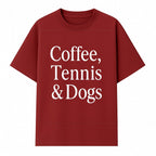 Coffee, Tennis & Dogs Wall Art Print Fun Home Decor for Dog Lovers, Coffee Enthusiasts, and Tennis Fans Inspirational Quote - T-shirt 1758683319080.jpg