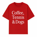 Coffee, Tennis & Dogs Wall Art Print Fun Home Decor for Dog Lovers, Coffee Enthusiasts, and Tennis Fans Inspirational Quote - T-shirt 1758683319403.jpg