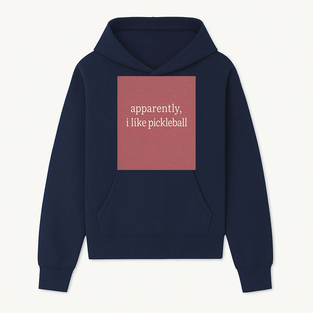 Apparently, I Like Pickleball T-Shirt for Fun Sports Lovers - Unique Graphic Tee for Pickleball Fans - Hoodie 1758685026775.jpg