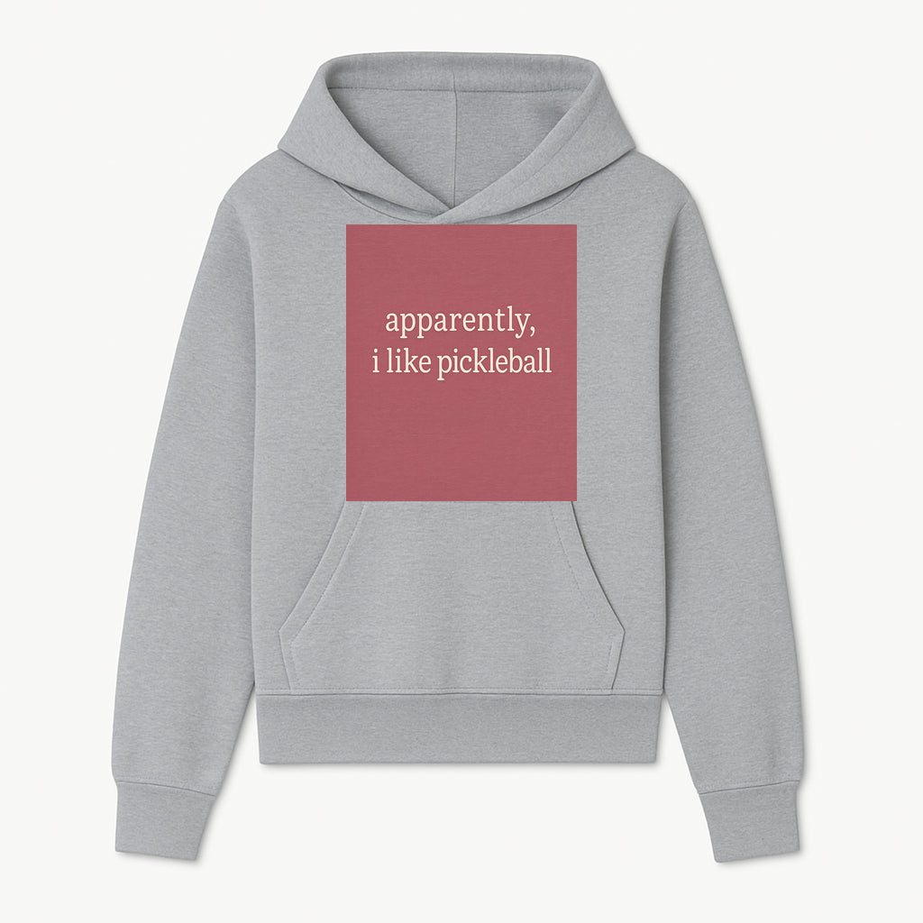 Apparently, I Like Pickleball T-Shirt for Fun Sports Lovers - Unique Graphic Tee for Pickleball Fans - Hoodie 1758685027064.jpg