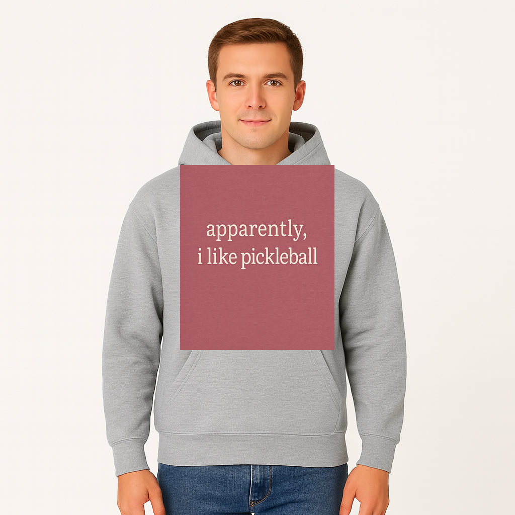 Apparently, I Like Pickleball T-Shirt for Fun Sports Lovers - Unique Graphic Tee for Pickleball Fans - Hoodie 1758685028338.jpg