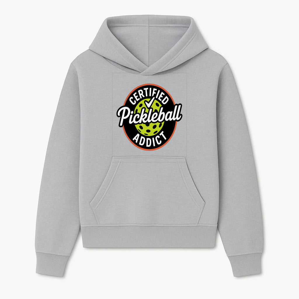 Certified Pickleball Addict T-Shirt | Pickleball Fan Apparel | Funny Sports Gift for Players | Green Paddle Ball Design - Hoodie 1758685029034.jpg