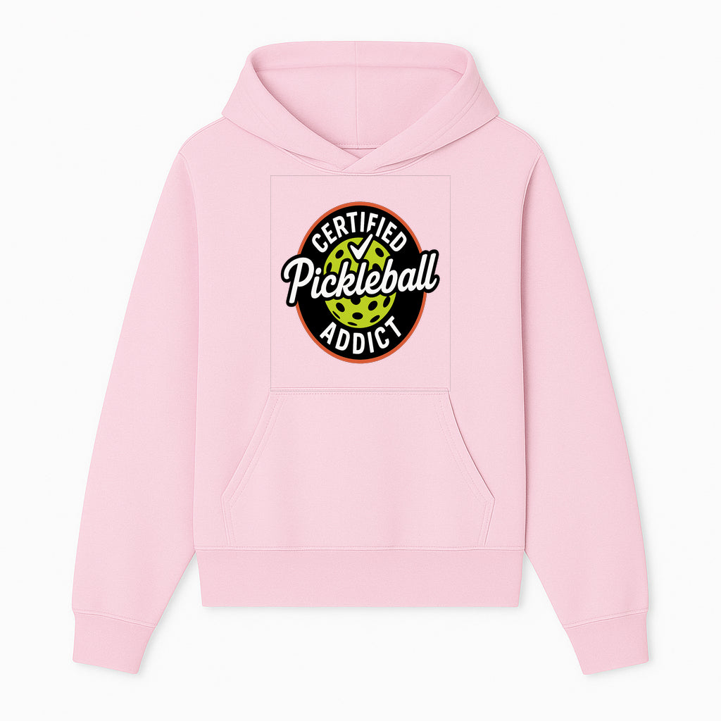 Certified Pickleball Addict T-Shirt | Pickleball Fan Apparel | Funny Sports Gift for Players | Green Paddle Ball Design - Hoodie 1758685029878.jpg