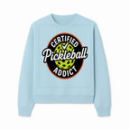 Certified Pickleball Addict T-Shirt | Pickleball Fan Apparel | Funny Sports Gift for Players | Green Paddle Ball Design - Sweatshirt 1758685035799.jpg