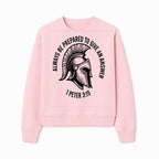 Always Be Prepared to Give an Answer Faith-Based Spartan Design Wall Art - Inspirational Quote from 1 Peter 3:15 - Sweatshirt 1758686610342.jpg