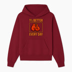 Boxing Gloves Inspirational Wall Art - 1% Better Every Day Motivational Print for Fitness and Personal Growth - Hoodie 1758686610691.jpg