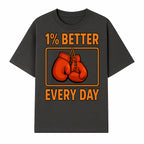 Boxing Gloves Inspirational Wall Art - 1% Better Every Day Motivational Print for Fitness and Personal Growth - T-shirt 1758686612911.jpg