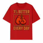 Boxing Gloves Inspirational Wall Art - 1% Better Every Day Motivational Print for Fitness and Personal Growth - T-shirt 1758686614027.jpg