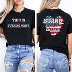 Charlie Kirk Freedom Shirt This Is The Turning Point 2 Sided Shirt Conservative Gift Patriotic Justice For Charlie Kirk Freedom Shirt 1758776965449.jpg