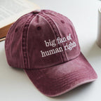 Big Fan Of Human Rights Hat Equality And Social Justice Protest Hat Polotical Protest For Activists Anti Trump Dad Cap Embroidered Hat 1759112772444.jpg