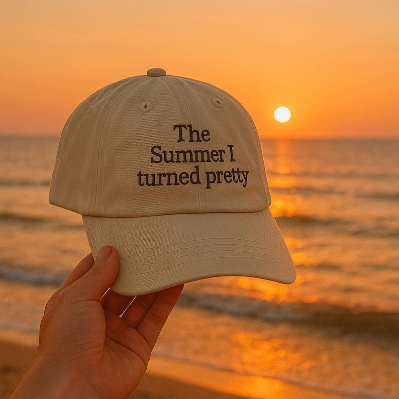Embroidered Sunshine Beach Washed Cap Coastal Hat Summer Vacation Cap Ocean Lover Gift Seashell Embroidered Hat Beach Outfit Accessory 1759118909482.jpg