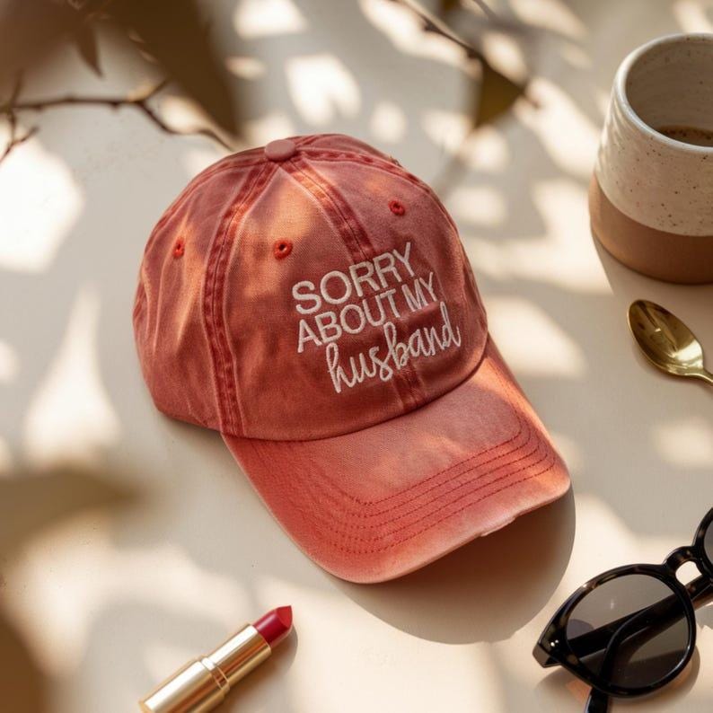 Sorry About My Husband Funny Embroidered Dad Hat Adjustable Cotton Baseball Cap Humorous Gift For Wives Casual Everyday Streetwear Accessory 1759130440743.jpg