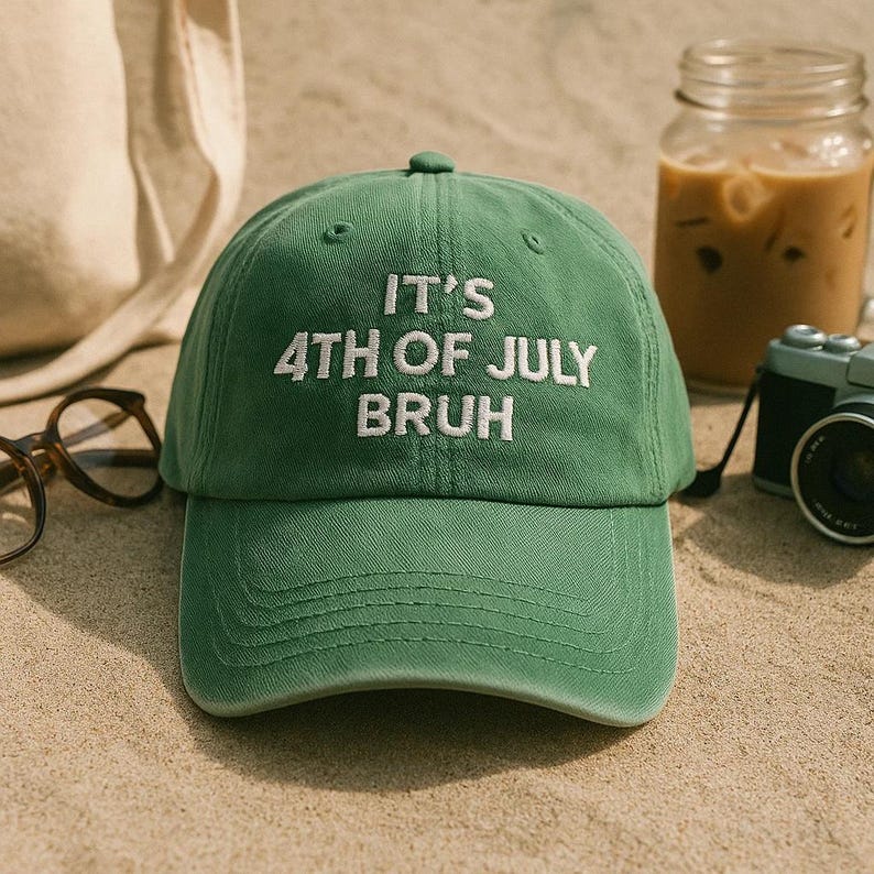 Embroidered Bruh It S 4th Of July Hat Funny Patriotic Cap Bruh Meme Hat Independence Day Gift Vintage Usa Baseball Cap 1759132867865.jpg