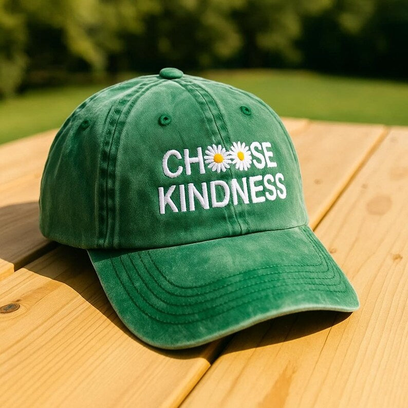 Choose Kindness Embroidered Hat Be Kind Daisy Cap Back To School Teacher Gift Cute Teacher Hat Kindness Hat For Women 1759135288326.jpg