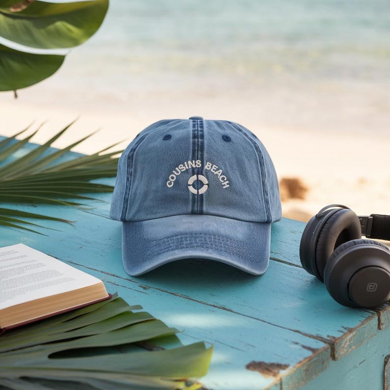 Embroidered Baseball Hat  Cousins Beach Cap  The Summer I Turned Pretty Hat  Bookish Merch 1759200387241.jpg
