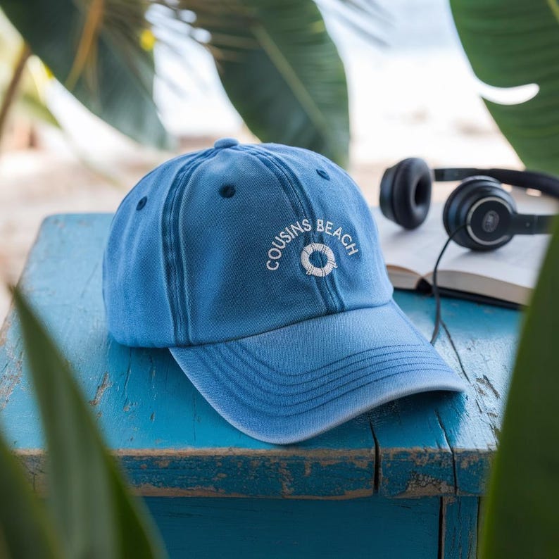 Embroidered Baseball Hat  Cousins Beach Cap  The Summer I Turned Pretty Hat  Bookish Merch 1759200387274.jpg