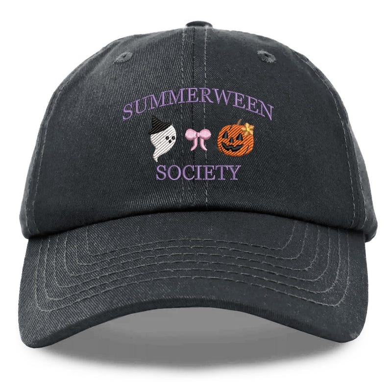 Summerween Embroidered Baseball Hat Vintage Baseball Cap Spooky Season Hat Custom Halloween Embroidered Hat Gifts For Her 1759202193390.jpg