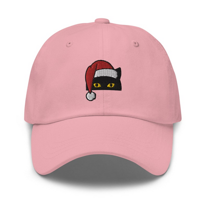 Santa Cat Embroidered Baseball Cap Christmas Cat Hat Black Cat Cap Christmas Gift Hat 1759206123135.png