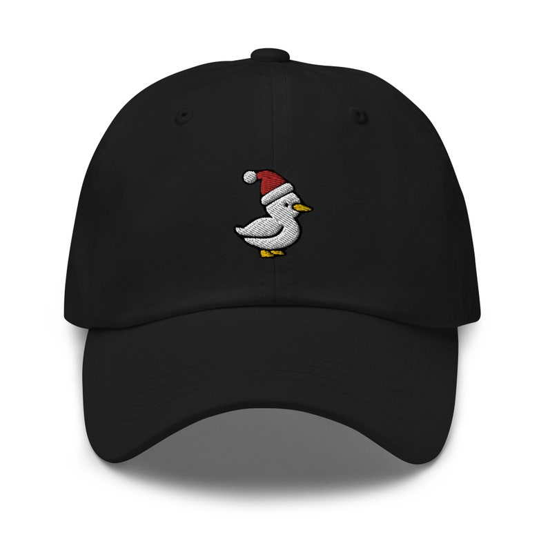 Santa Duck Embroidered Dad Hat Christmas Baseball Cap Gift 1759206317835.png