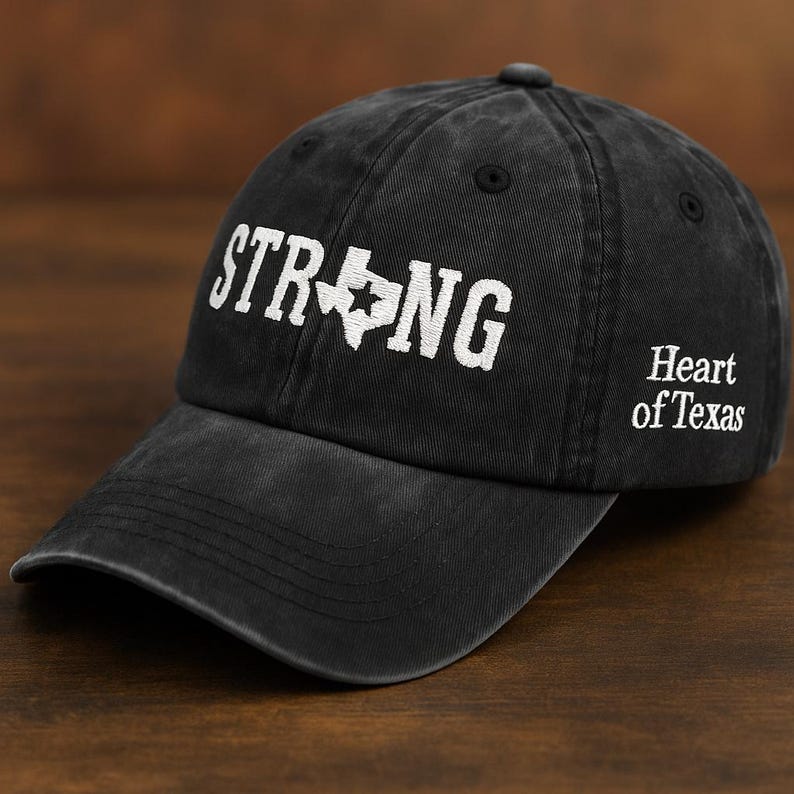 Texas Strong Hat Embroidered Baseball Cap With Lone Star State And Heart Of Texas Design Adjustable Dad Hat For Proud Texans And Supporters 1759215589308.jpg