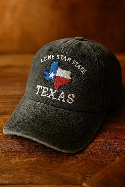 Texas Lone Star State Cap Vintage Embroidered Baseball Hat With Texas Flag Map Adjustable Dad Hat For Proud Texans And Usa State Lovers 1759220564761.jpg